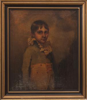 OKÄND KONSTNÄR, olja på duk, osignerad, 1800-tal.