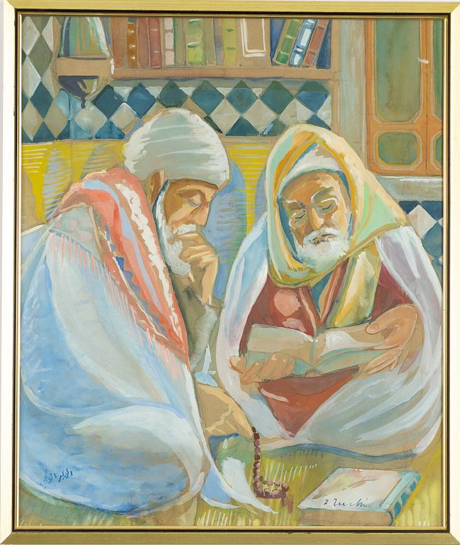 Zoubeir Turki, Läsande män.