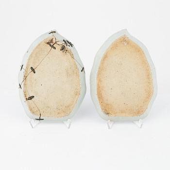 A Chinese blue and white service, 22 parts, Qing dynasty, 19th century.