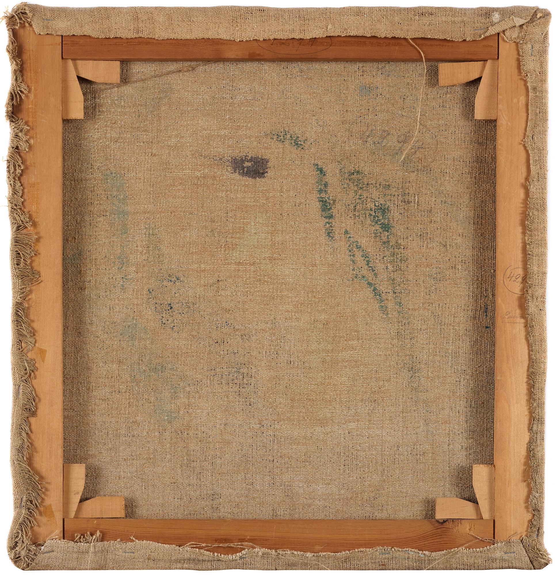 Helene Schjerfbeck, "Blå Madonna" (Blue Madonna).