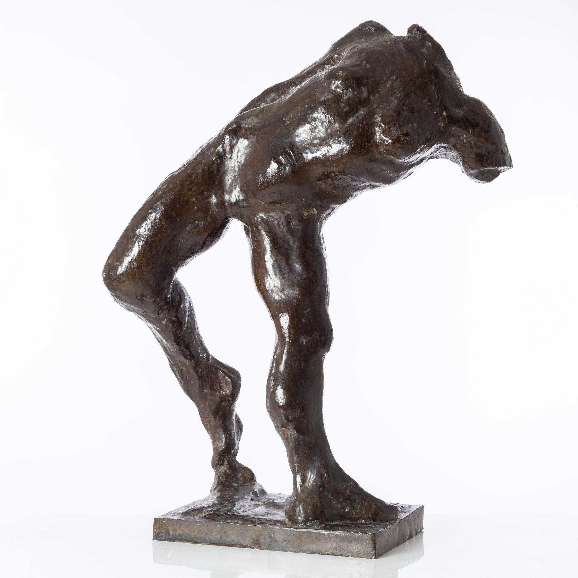 Gudmar Olovson, sculpture. Signed. Numbered. Foundry mark. Bronze, height 79 cm, length 58 cm.