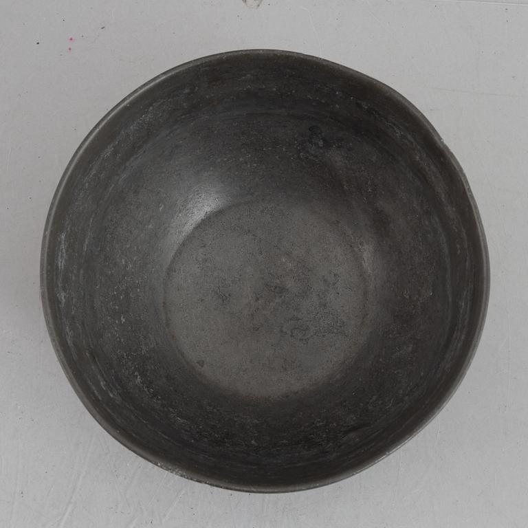 Anna Petrus & Estrid Ericsson, a model 326b pewter bowl, Firma Svenskt Tenn, Sweden, 1927.