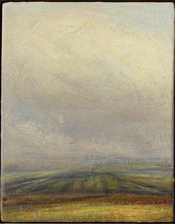 Peter Frie, oil on panel, signed and dated -92 on verso.