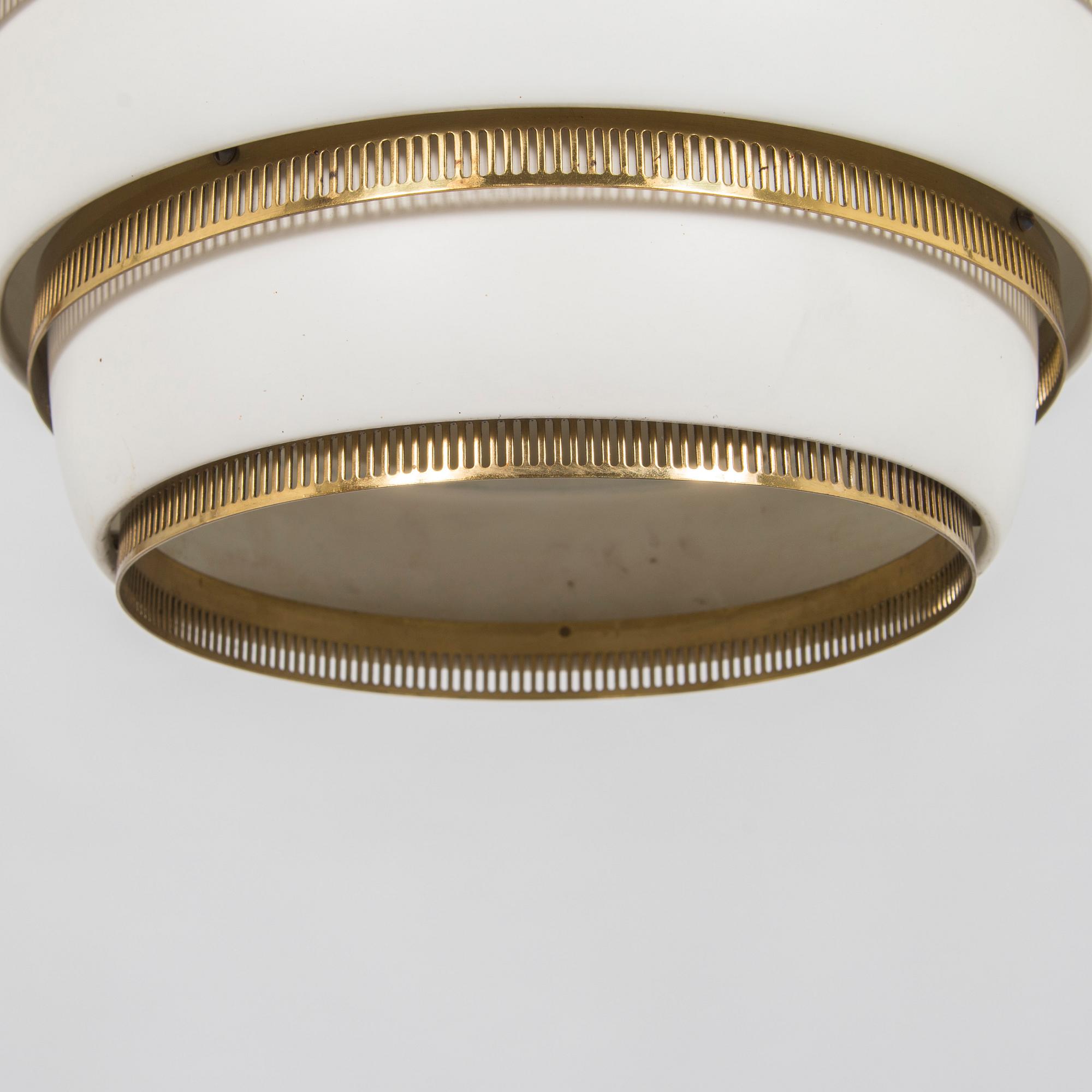 Alvar Aalto, a pendant lamp A332, 'Beehive' for Valaistustyö.