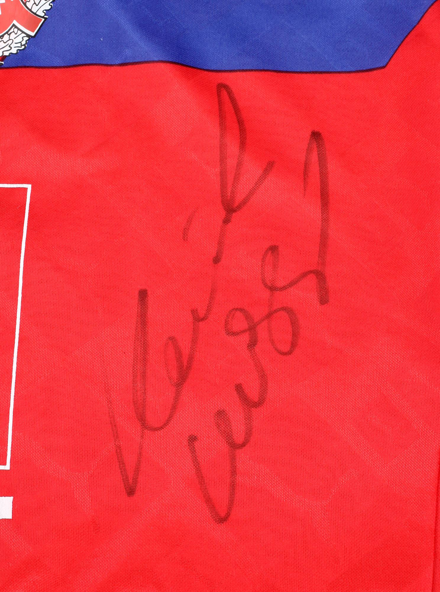MATCHTRÖJA, sign Henrik Larsson. 1992-93.