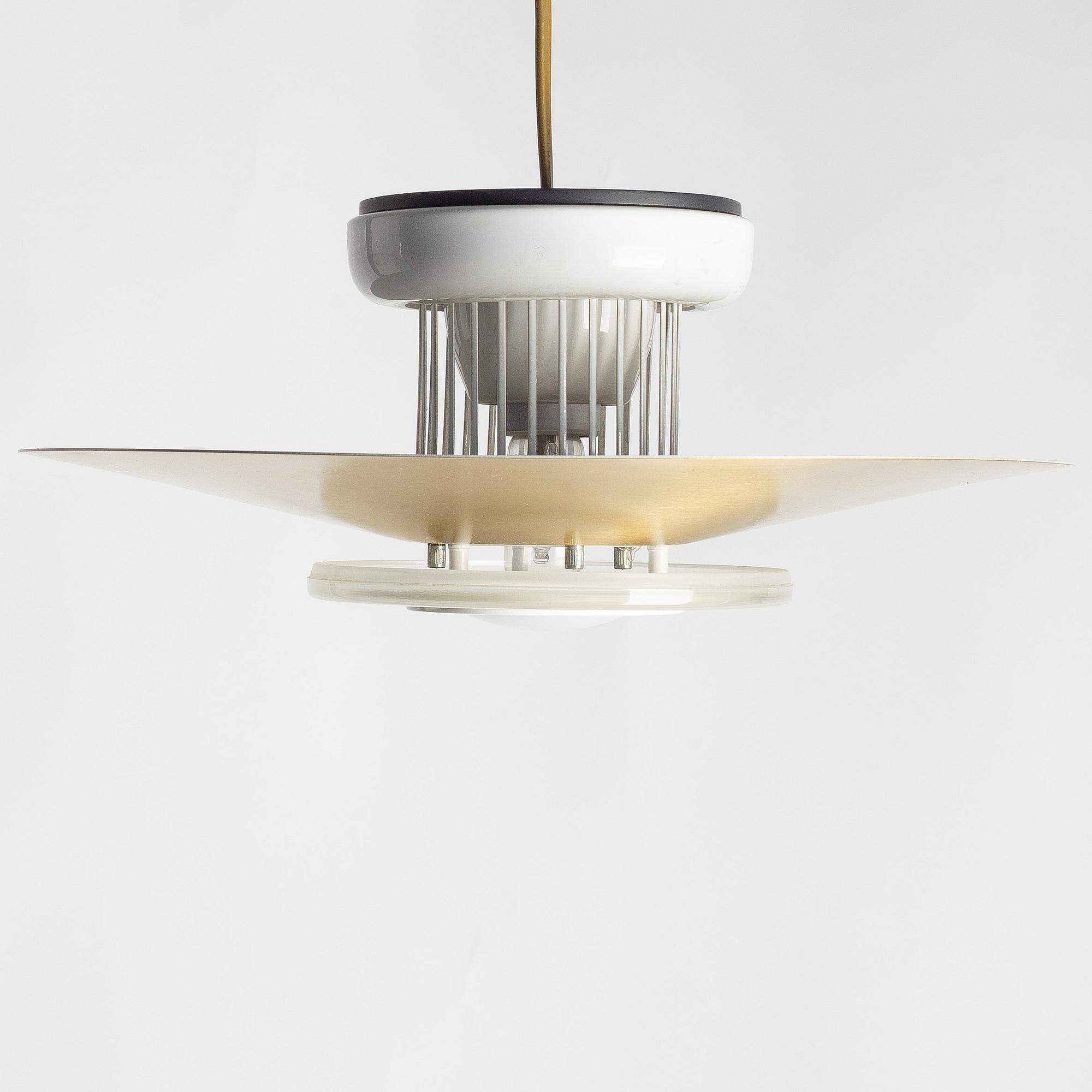 Achille Castiglioni, a 'Moni' ceiling lamp, Flos.