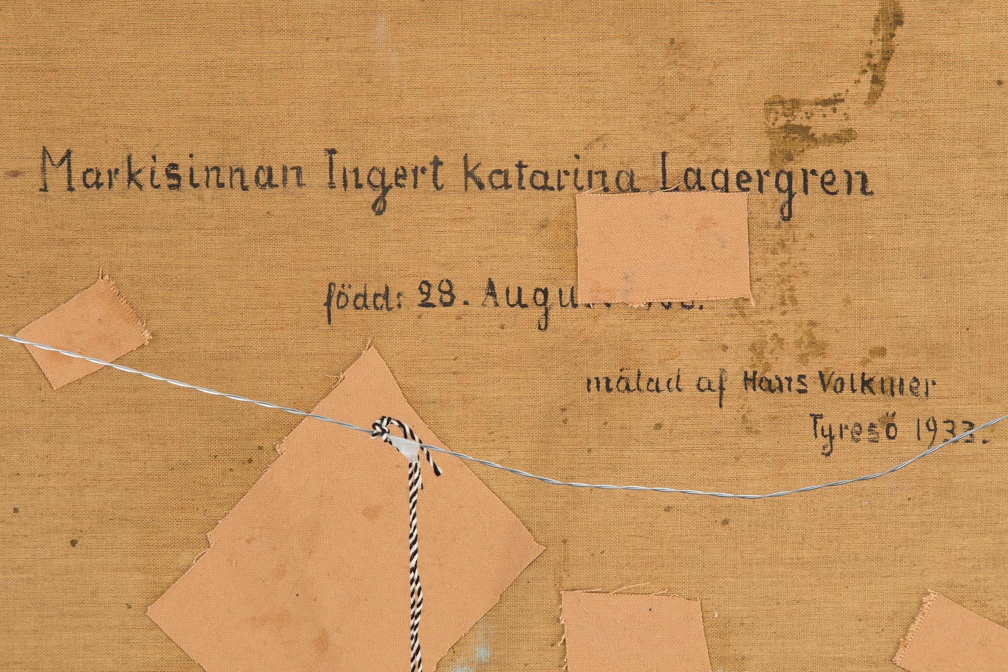 Hans Volkmer, an oil on canvas. Signed and dated 1933.