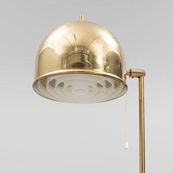 A Swedish brass floor light from the second half of the 20th century.