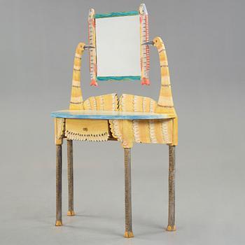 Gérard Rigot, A Gérard Rigot painted wood dressing table, France 1980-90's.