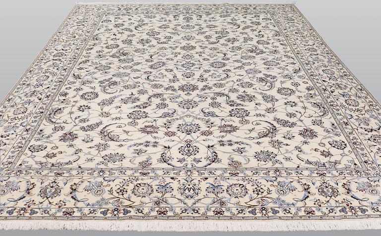 A carpet, Nain Part Silk, S.K 6LAA, 368 x 266.