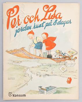 SAMLING TIDSKRIFTER OCH BARNBÖCKER, 1900-talets första hälft.