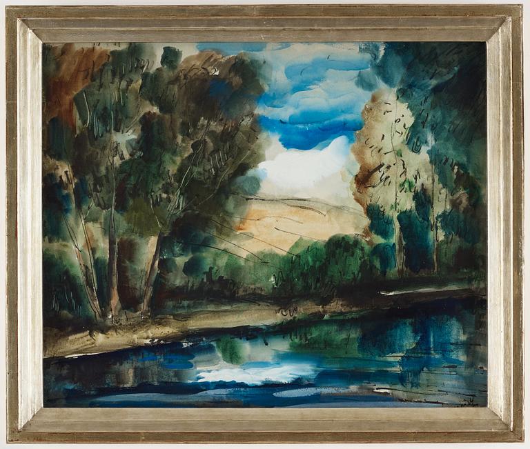 Maurice de Vlaminck, "Bord de l'eau".