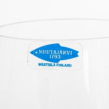 Saara Hopea, a 12-piece set of 'Traviata' wine glasses, Nuutajärvi.