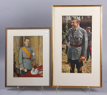 TRYCK, 6 st, Finland, 1940-tal.