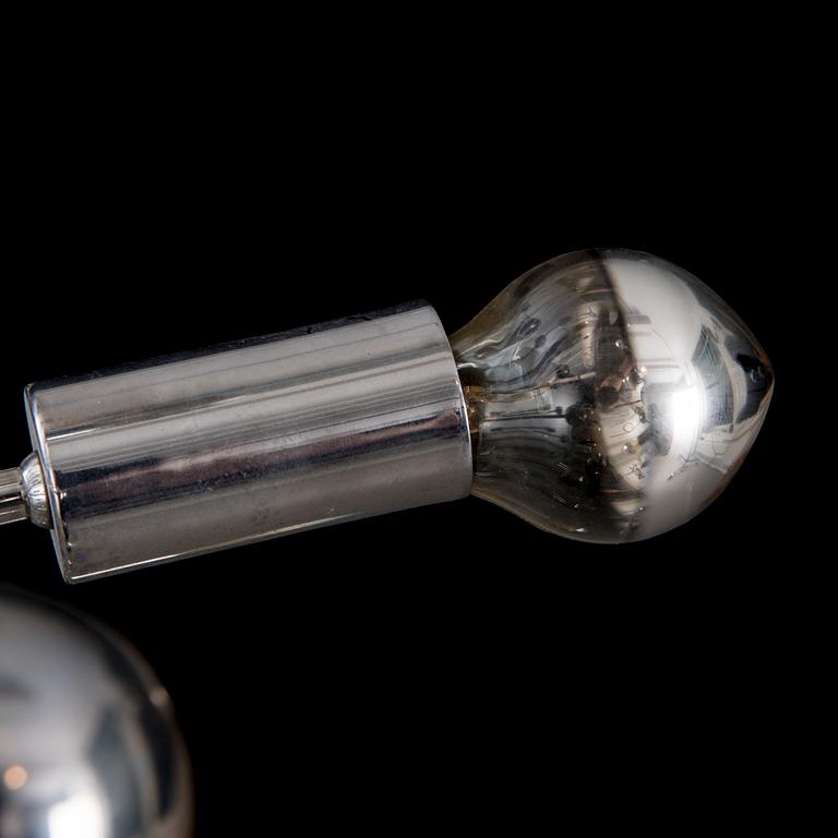 PAUL DE HAAN, taklampa, "Sputnik", 1900-talets senare hälft.