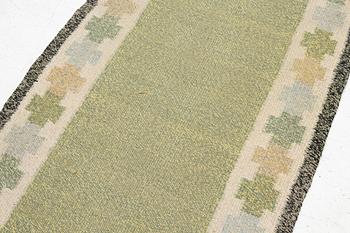 A flat weave 'Kastellholm' runner by Ingegerd Silow, c 247 x 90 cm, unsigned.