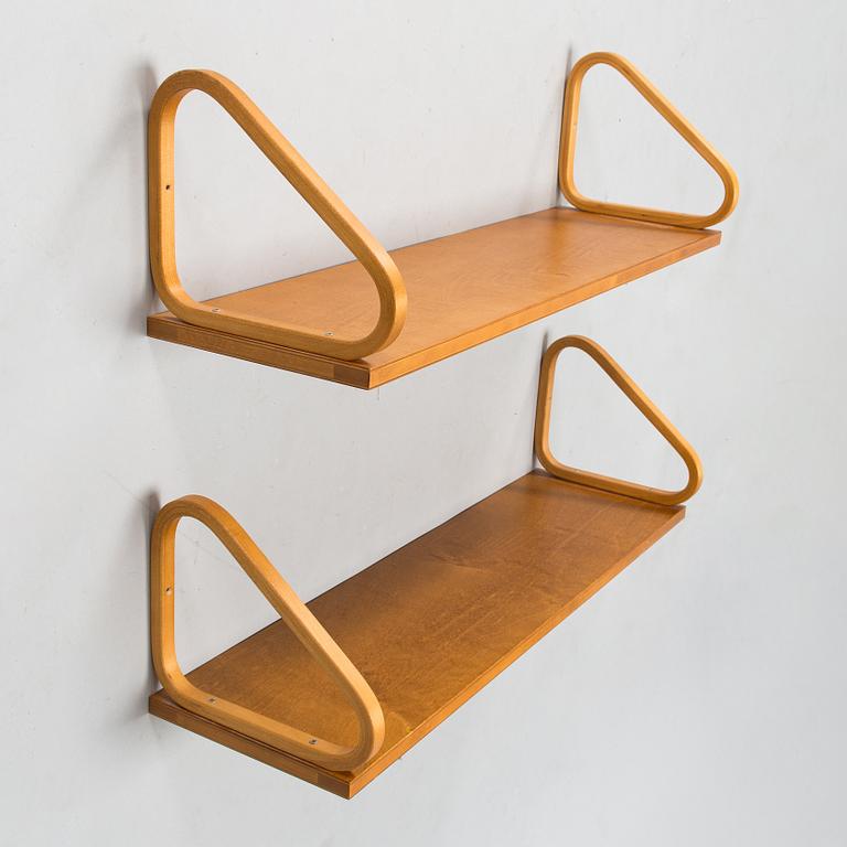 Alvar Aalto, hyllor, ett par, modell 112B, Artek 2004.