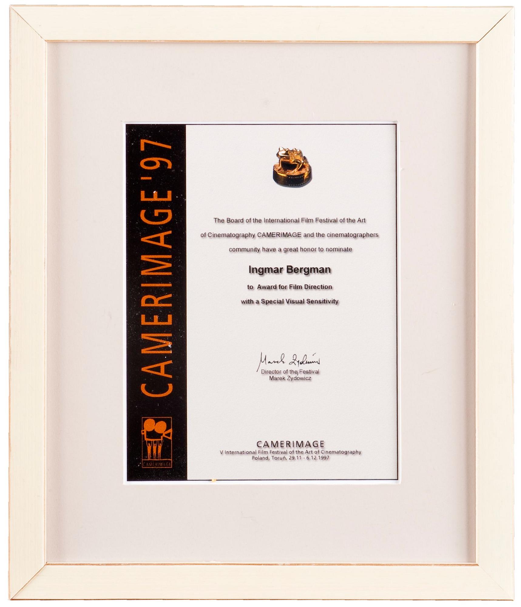 AN AWARD,