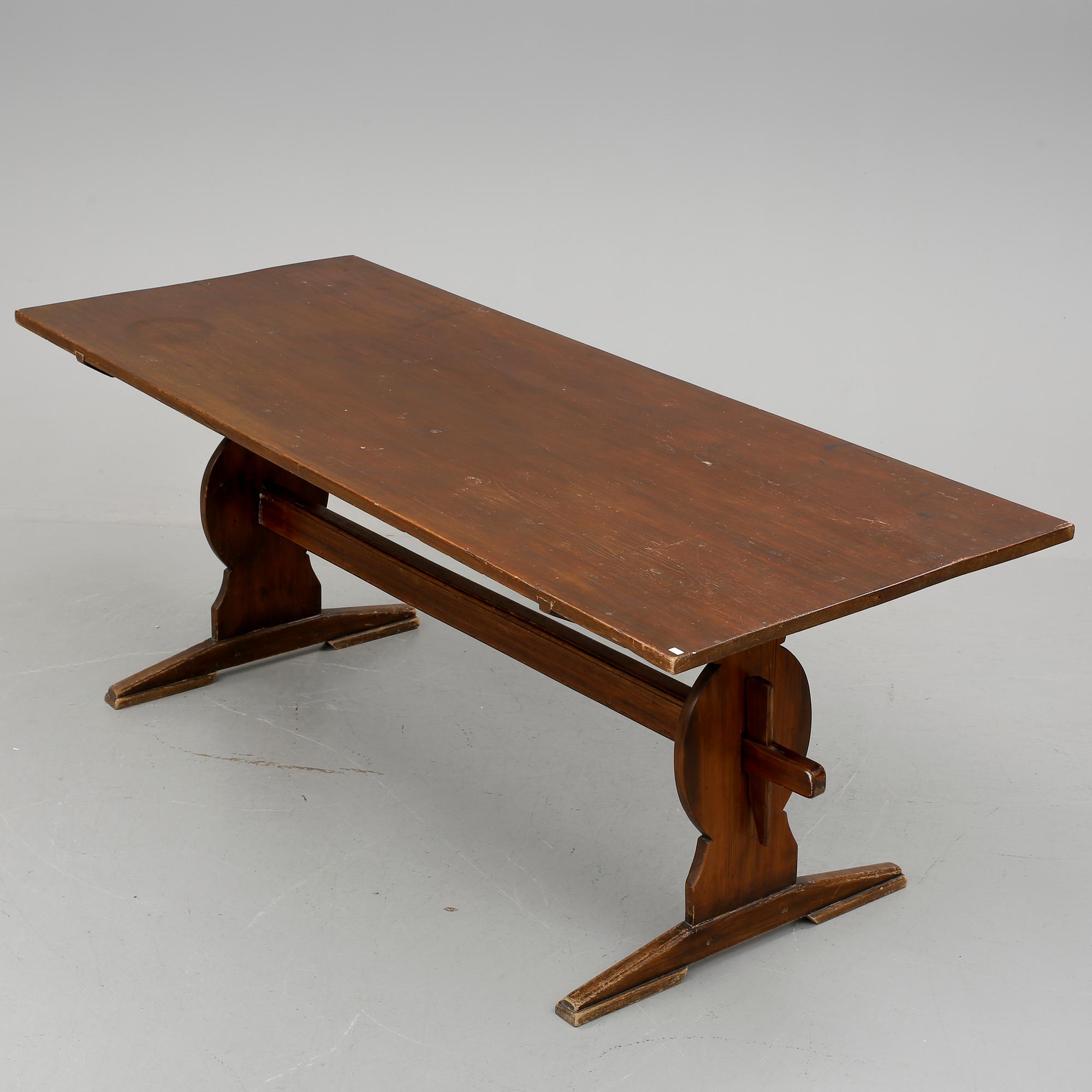 BOCKBORD, 1900-talets första hälft.