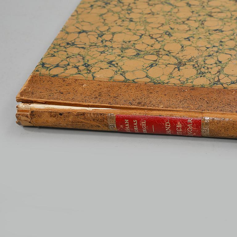 BOK, "Teckningar av Johan Tobias Sergel", Malmö, 1945, numrerad 98/200.