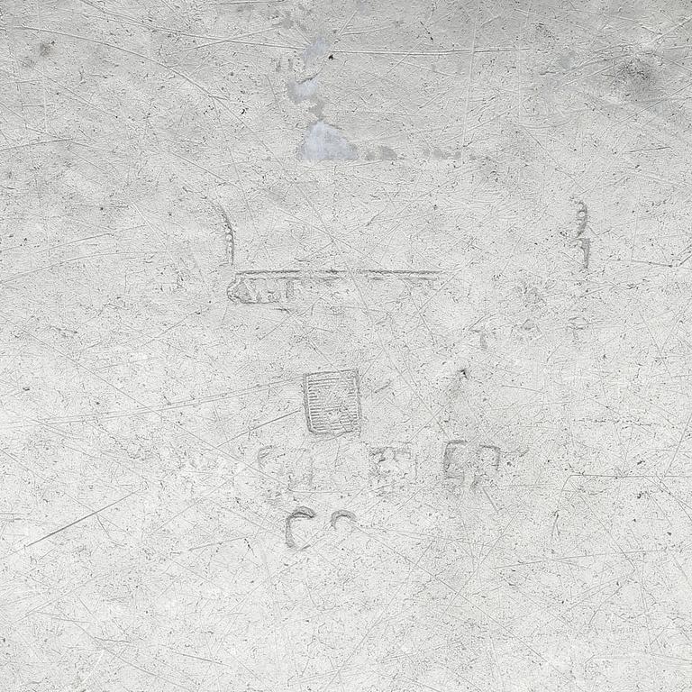 FAT, 2 st, tenn, bl a Nils-Erik Justelius, Eksjöe, 1785 och 1842.