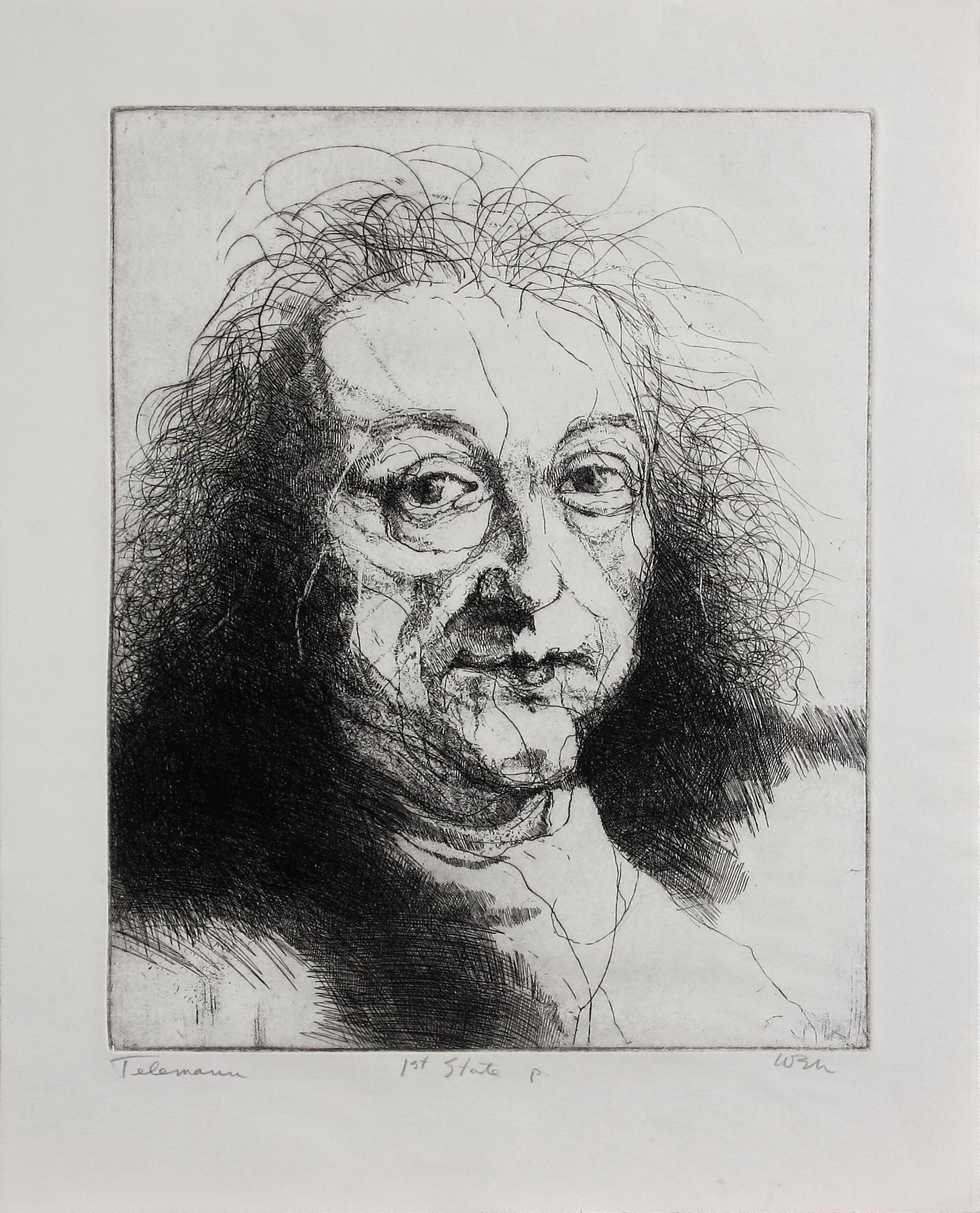 WELLS, CHARLES, etsningar, 4 st, sign och numr.