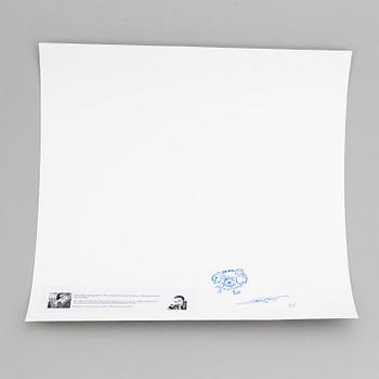 PER-OLOW ANDERSON, pigment print, föreställande Anita Ekberg, stämpelsignerat och numrerat 5/5.