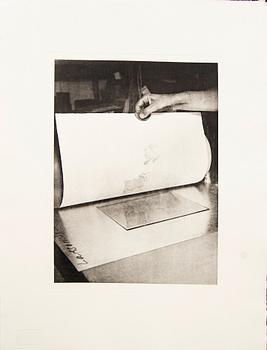 Carl Larsson, after, six etchings, printed in 1983, from the original plates,