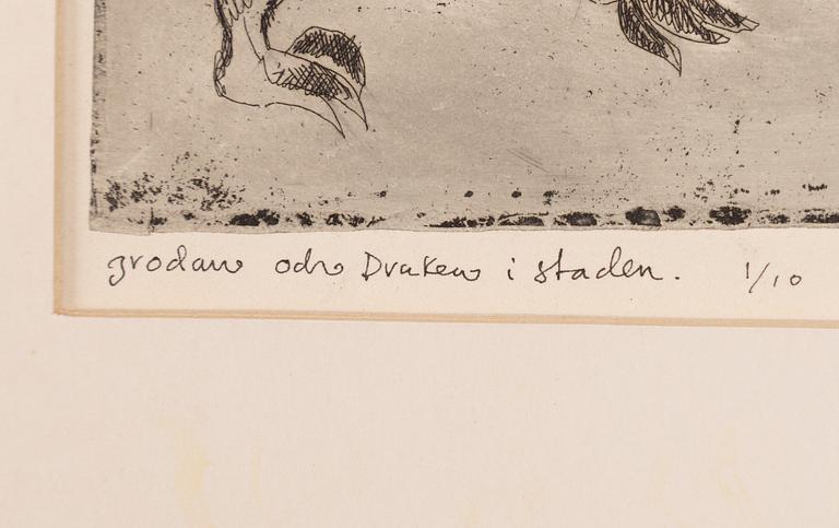 Madeleine Pyk, "Grodan och Draken i staden" (The Frog and the Dragon in the City).