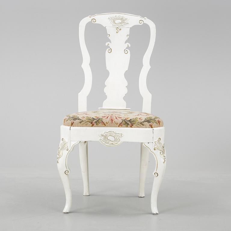 STOL, senbarock, 1700-tal.