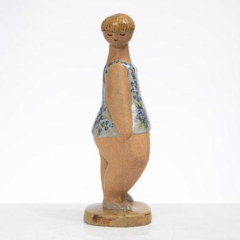 Lisa Larson, a 'Dora' stoneware figurine, from the 'ABC-flickor' series, Gustavsberg.