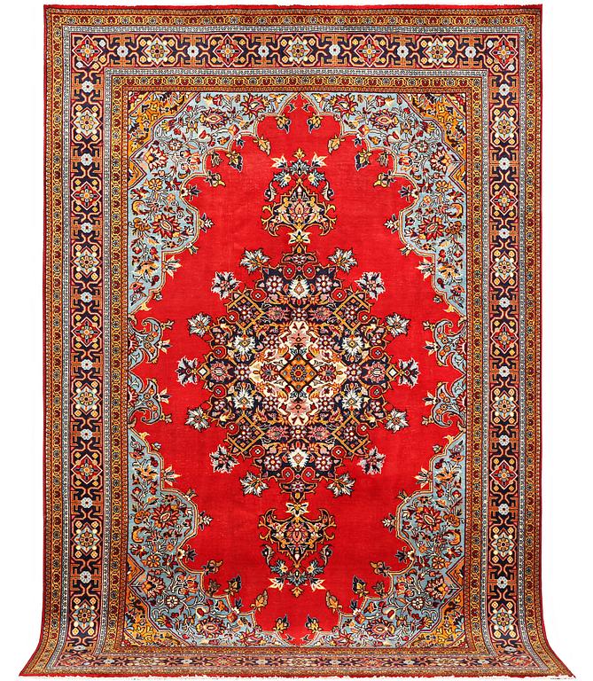 A carpet, Golpaygan, c. 333 x 214 cm.