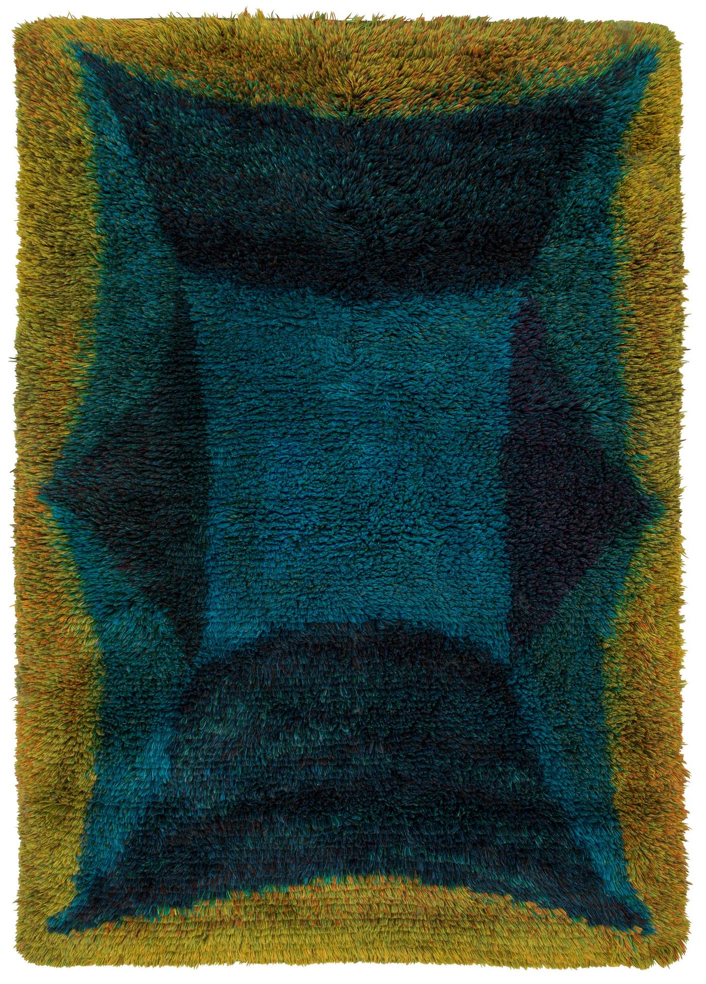 UHRA-BEATA SIMBERG-EHRSTRÖM, a rug/ ryarug for Friends of Finnish Handicraft. Circa 185x125 cm.