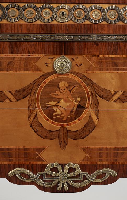 BYRÅ, gustaviansk stil, omkr 1900-talets mitt.