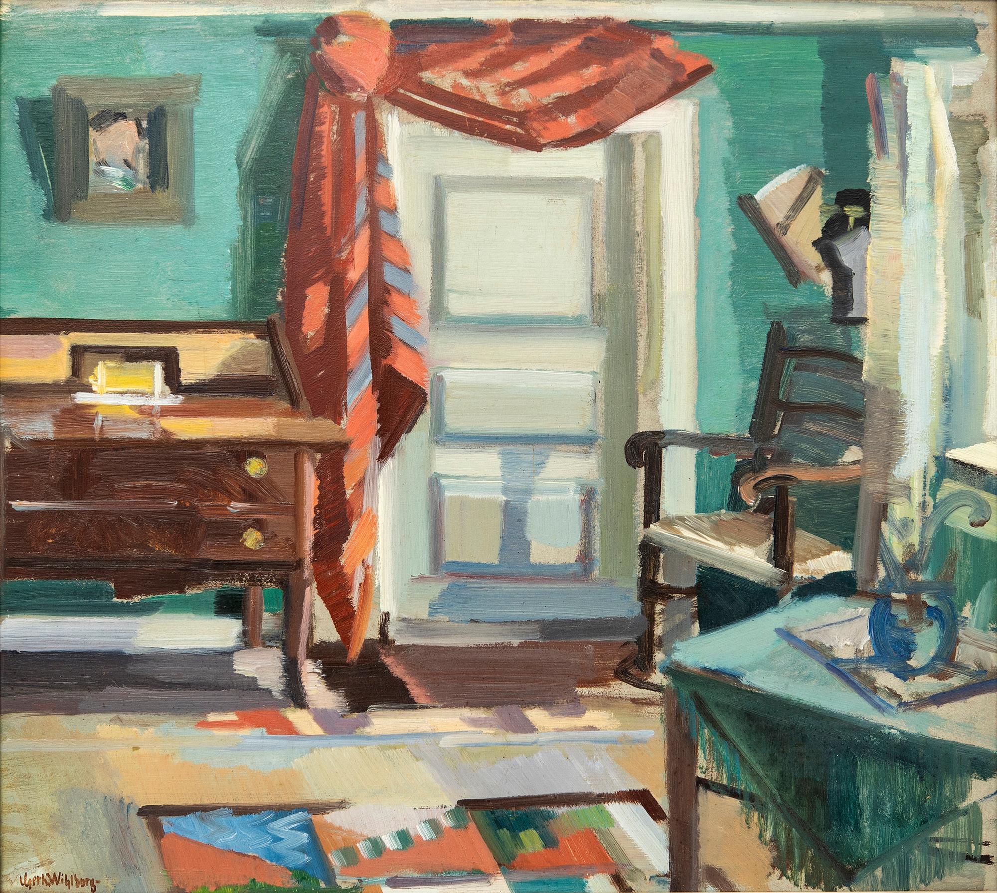 Gerhard Wihlborg, Interior from the artist's home in Grimshög, Österlen.
