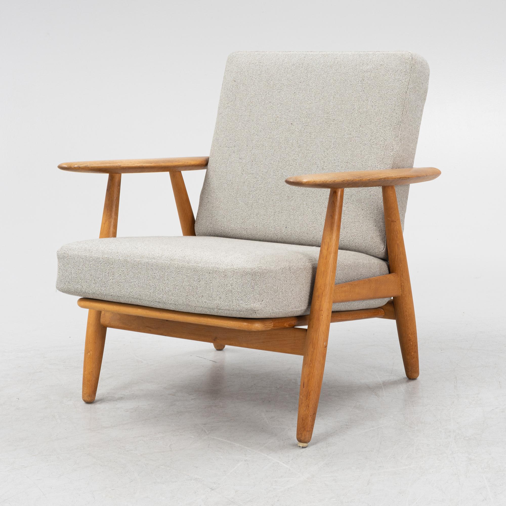 Hans J Wegner, a model 'GE 240/Cigarren' armchair, 1950's/60's.