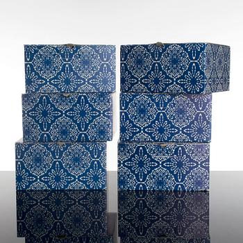 12 drinking glasses from IKEA's 18th century collection, 1990s.