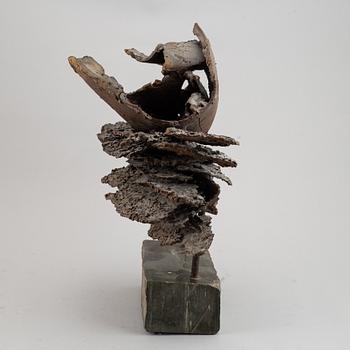 Giorgio de Giorgi, sculpture. Signed with initial. Total height 45 cm. Length 58 cm.