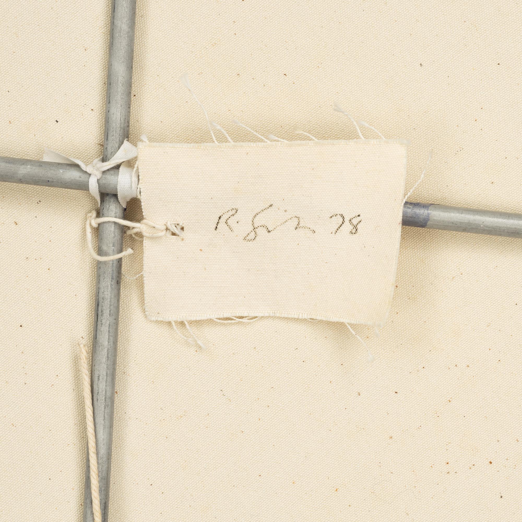 Richard Smith, oil on canvas, 7 parts, signed and dated -79 on label verso.