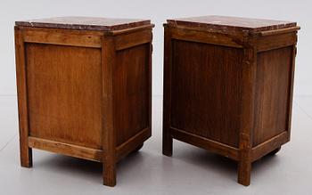 SÄNGBORD, 1 par, art déco, 1930-tal.