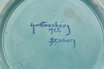 FAT, 2 st, flintgods, "Sgrafitto", Josef Ekberg, Gustavsberg.