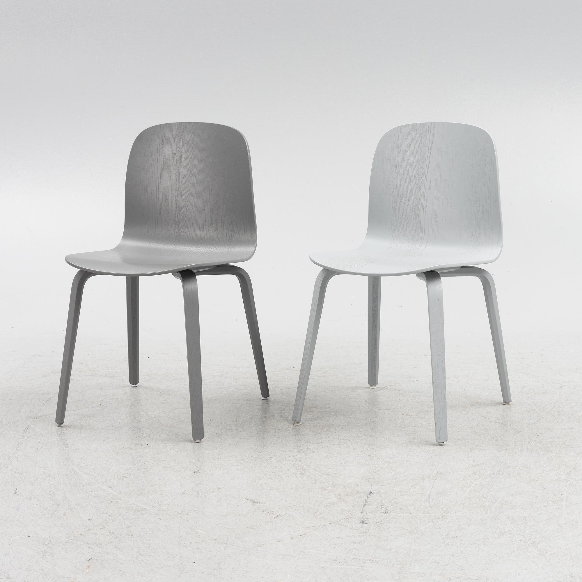 Mika Tolvanen, chairs, 6 pcs, "Visu", Muuto, Denmark.