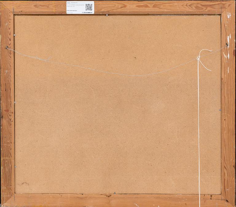 OLLE NYMAN, olja på pannå. Signerad.