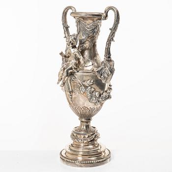 Lale Silverware & Co Ltd, hänkelvas, sterlingsilver, Istanbul, Turkiet, 1900-tal.