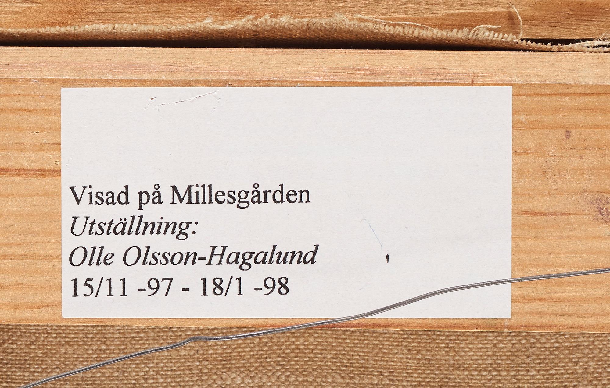Olle Olsson-Hagalund, "Terrass i Bergianska".