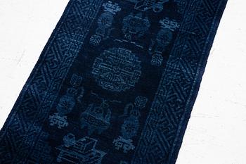 An antique Baotou, rug north China, c. 140 x 70 cm.