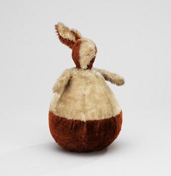 STEIFF ROLY-POLY HARE, Tyskland, 1909-18.