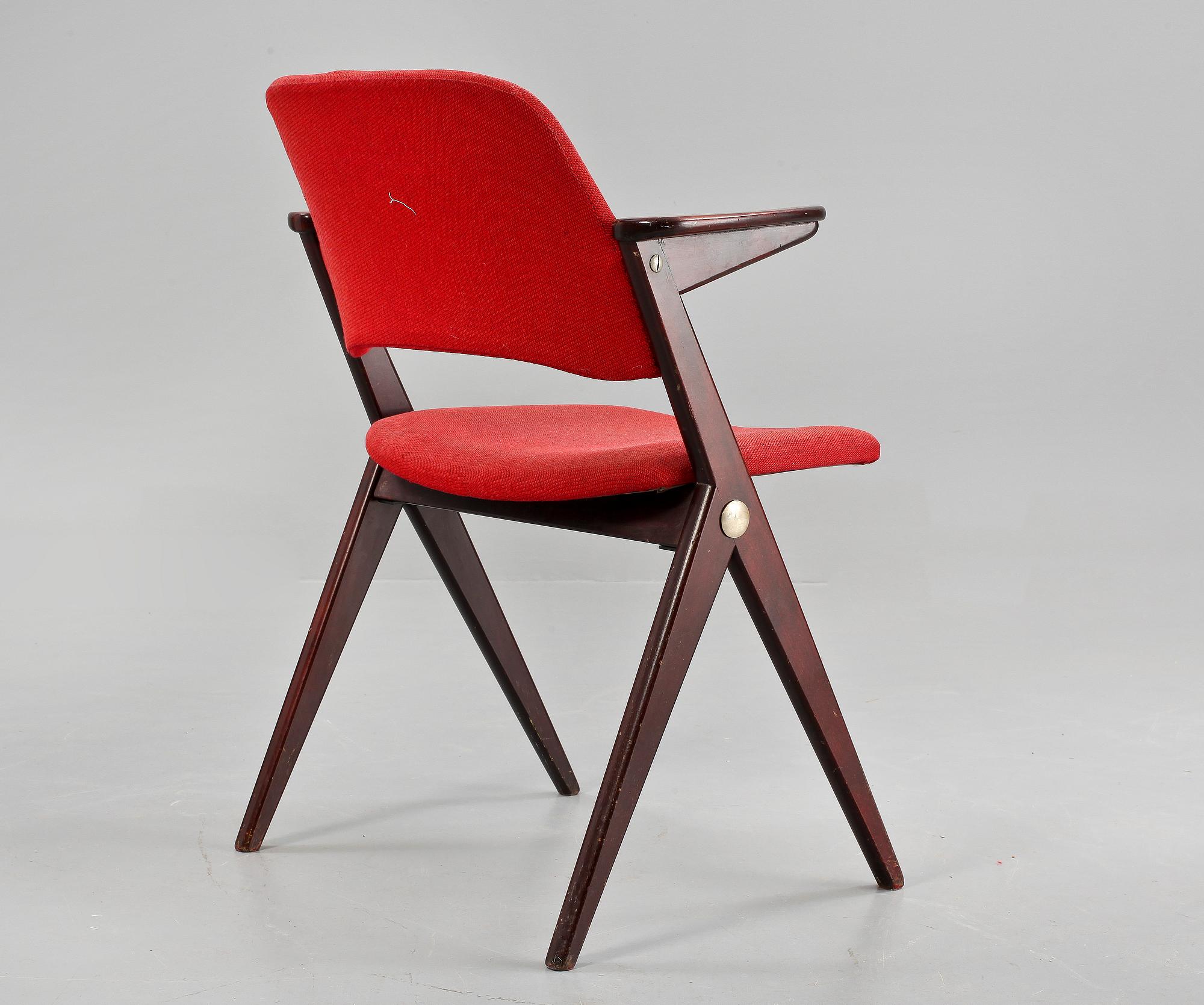 KARMSTOL, Bengt Ruda, ur "Triva"-serien för Nordiska Kompaniet, 1950-tal.