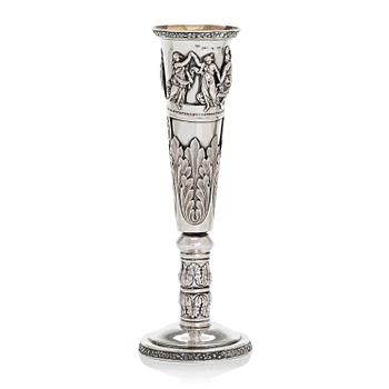 A silver cup, maker's mark of Peter Muller, St. Petersburg 1829. Empire.