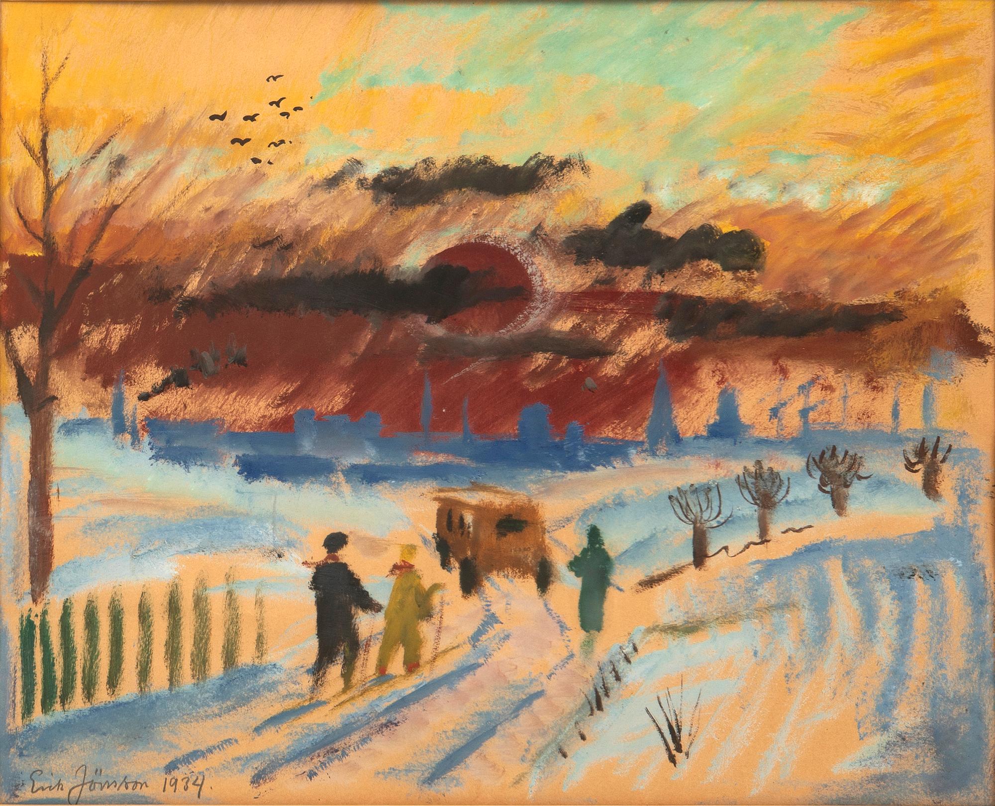 Erik Jönsson, Landscape motif, 1934.